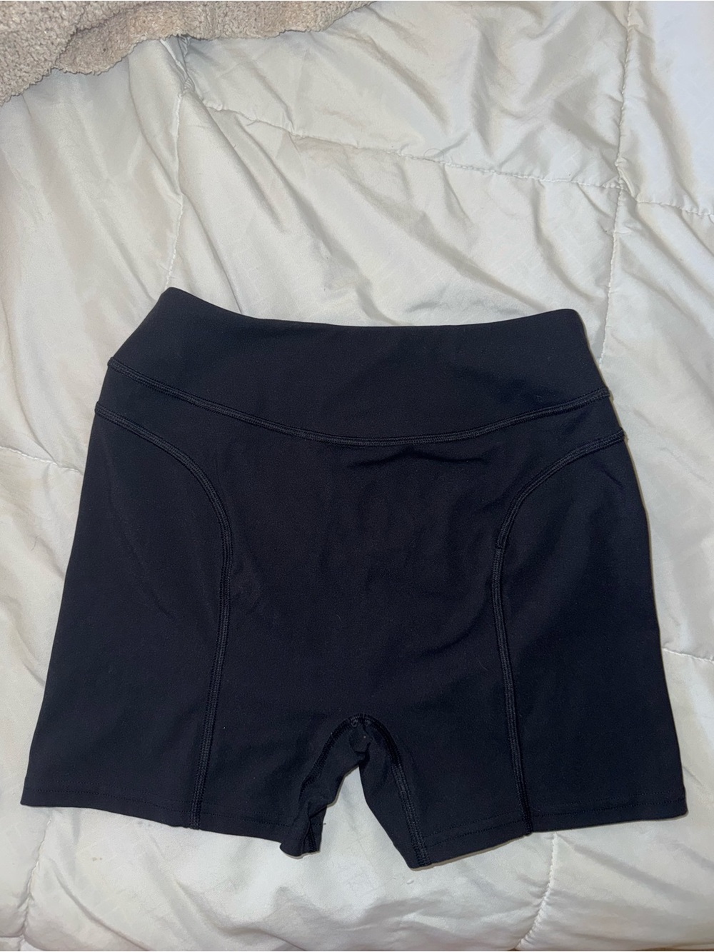 Gymshark Black Dipped back Waistband Shorts